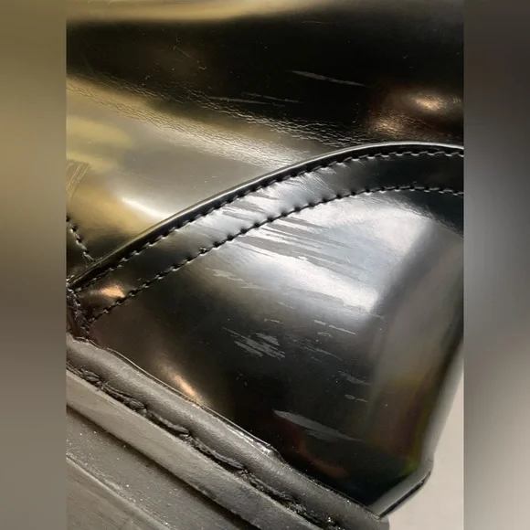 Dirty Laundry ~ Black Lace-up Combat Boots Lug Soles Y2K 90s Size 9 - Picture 15 of 17